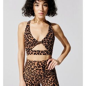 Brand new Beach Riot leopard bra size medium